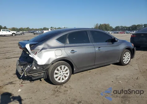 2016 Nissan Sentra S z USA, uszkodzony, nr VIN 3N1AB7AP8GY251208